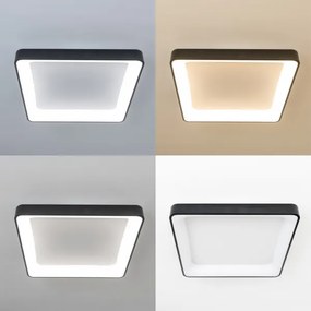 Brilagi - LED dimmelhető mennyezeti lámpatest FALCON II LED/125W/230V 60x60 cm fekete +DO