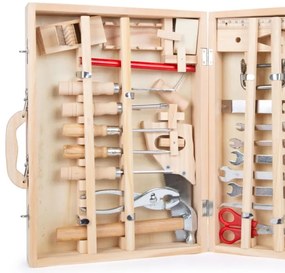 Small Foot - Tok fából készült szerszámokkal Deluxe