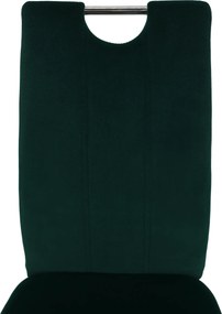 Étkezőszék, smaragd Velvet szövet/króm, OLIVA NEW