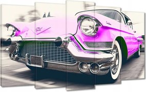 Vászonkép 100x60 Rózsaszín Cadillac