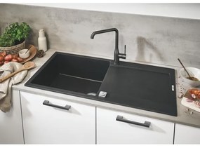 GROHE 31645AP0 - K500 mosogató 1000 × 500 mm kő/fekete