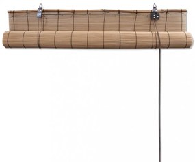2 db barna bambusz redőny 80 x 160 cm