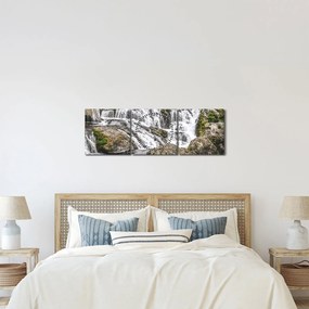 Kép - Kaszkádok (órával) (90x30 cm)