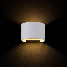 MAYTONI O573WL-L6W FULTON Modern Kültéri Fali Lámpa Fehér LED IP54