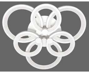 LED Felületre szerelhető csillár SIENA LED/72W/230V fehér + távirányítás