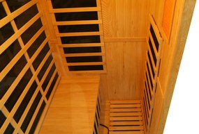 Sauna DeLuxe 2200 Carbon - BT, barna