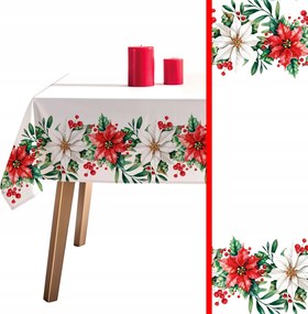 Betlehemi Csillag Asztalterítő szövet Nina VÍZÁLLÓ160cm kol 001 fehér