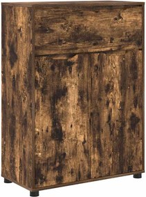 vidaXL Fürdőszoba Székény Füstölt tölgy 72,5 x 36,5 x 100 cm Faanyag