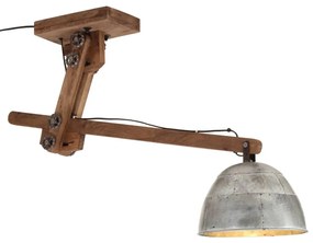 vintage ezüst mennyezeti lámpa 25 W 105 x 30 x 65-108 cm E27