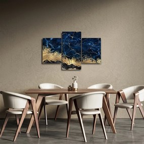 Kép - Sötétkék márvány (90x60 cm)
