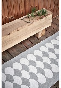 Krémszínű kültéri-beltéri futószőnyeg 70x250 cm Poppy Linen – Pappelina