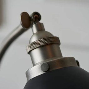 Endon 98752 - FRANKLIN asztali lámpa 1xE14/7W/230V matt króm/antracit