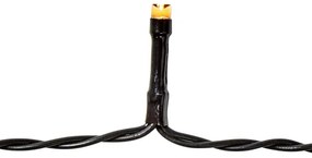 Nedis CLBO192 - LED Karácsonyi lánc 192xLED/7 funkciós/3xAA 14,9m IP44 meleg fehér