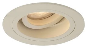 Modern beépíthető spotlámpa bézs GU10 50 mm elforgatható és dönthető - Chuck