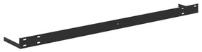 2 db betonszürke MDF lebegő fali polc 90 x 23,5 x 3,8 cm