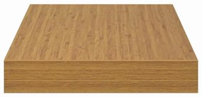 vidaXL Falpolc Falra szerelhető 4 pcs Bézs 40 x 23,5 x 4 cm Faanyag