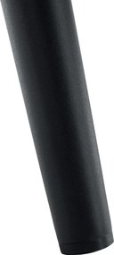 Design fotel, barna/fekete, OSKOR