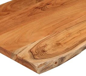 tömör akácfa téglalap alakú asztallap 50x40x2,5 cm