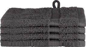 vidaXL Vendégtörölköző SOLUND 4 pcs Antracit 15 x 21 cm 550 gsm