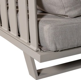 Szürkésbézs kárpitozott kerti kanapé Bear – WOOOD