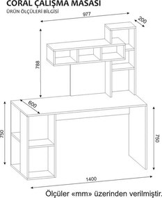Coral White és Cardoba íróasztal
