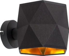 TK Lighting Siro oldalfali lámpa 1x15 W fekete 1040