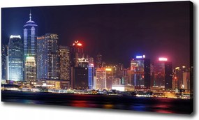 Hongkong éjszaka vászonkép 100x70 cm