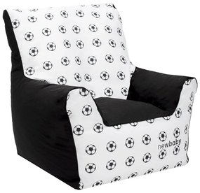 Gyermek JUNIOR fotel golyókkal töltött New Baby Football