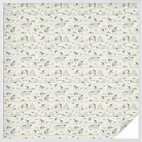 Öntapadós adatvédelmi fólia szélvédőre Idilli falu 100x100