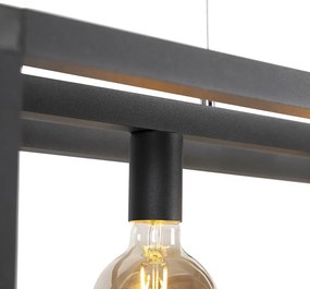 Ipari lógólámpa fekete 4-lámpás - Big Cage