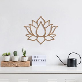 Lotus aranyszínű fali dekoráció - Wallity