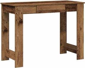 vidaXL Íróasztal régi fa 100x45x75 cm műszaki fa