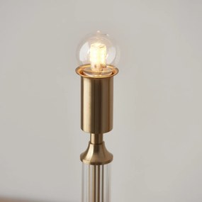 Endon glamour asztali lámpa morton rechargeable sárgaréz átlátszó end110463