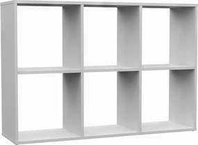 Malax 2x3 polc, fehér