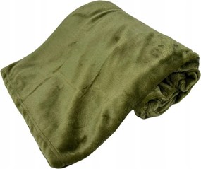 Mikroflanel takaró, olívazöld
