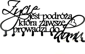 Ruhaakasztó Falra Szerelhető Kulcstartó Előszobába Fehér