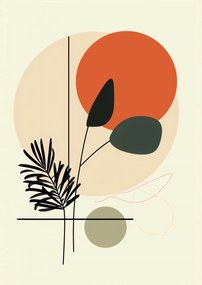 Poszter 42x59,4cm Naplemente az oázis felett