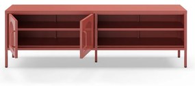 Téglavörös TV-állvány 160x50 cm Diora – Marckeric