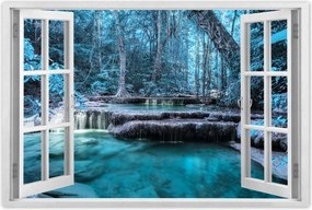 Poszterek 90x60 Erawan Kék vízesés