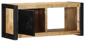 TV szekrény 80x30x35 cm tömör durva fa Mango