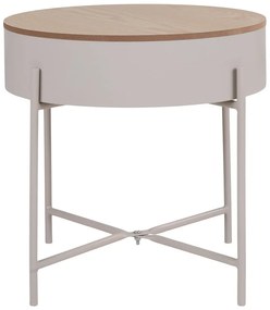 Fém kerek tárolóasztal ø 40 cm Sisco – House Nordic