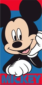 Disney Mickey Smile fürdőlepedő, strand törölköző 70x140cm (Fast Dry)