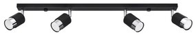 Sollux SL.1067 - Spotlámpa NERO 4xGU10/40W/230V fekete/fényes króm