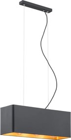 ARGON 1425 TENERYFA Modern Függesztett Lámpa Fekete, Arany E27 IP20