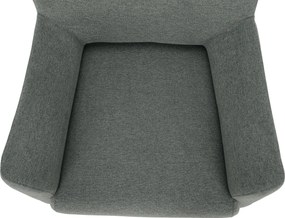 Füles fotel, mentol/tölgy, SAMY