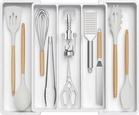 Lifewit Állítható evőeszköz- és konyhai eszköztartó fiók rendszerező