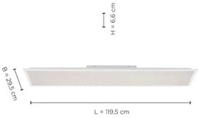 Leuchten Direkt 14762-16 - STARRYFLAT LED/36W/230V dimmelhető lámpa + DO