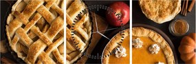 Kép - Tökös pite (órával) (90x30 cm)