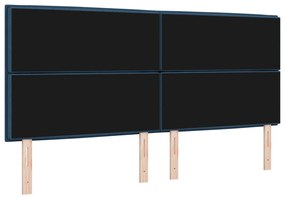Fejtámla Vonalak Dizájn Kék 200 cm Szövet