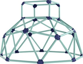 AIYAPLAY mászódóm Ø182,5 cm — UV-álló, vízálló kültéri mászóka gyerekeknek, max. 90 kg, 3–8 éves, műanyag, kék | Aosom